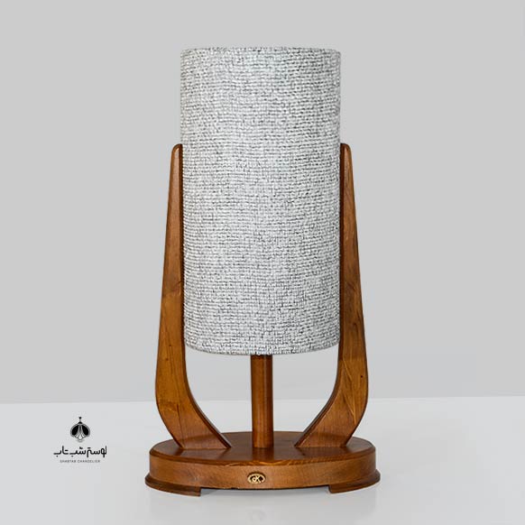 Darkar Aileen Cylinder Lampshade Code 509 آباژور چوبی دارکار مدل آیلین استوانه کد 509