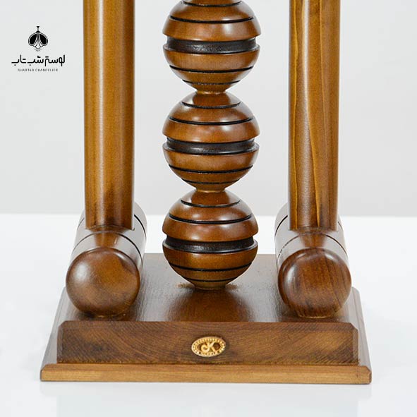 آباژور رومیزی چوبی ایرانی