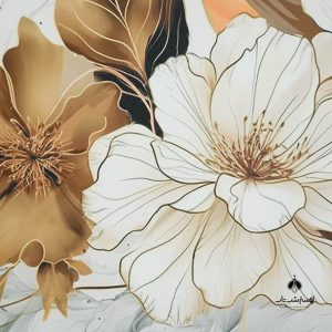 تابلو نقاشی گل مدرن