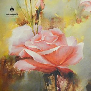تابلو نقاشی گل رز