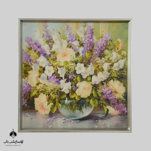 تابلو نقاشی گلدان گل طبیعی