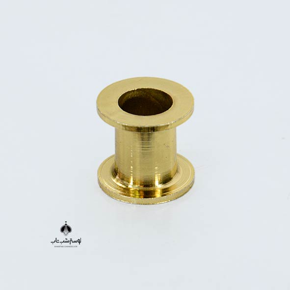 Golden brass double-ended equal-ended pulley قرقره دوسر مساوی برنجی فورتیک