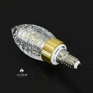 لامپ لوستری شمعی کریستالی 5 وات