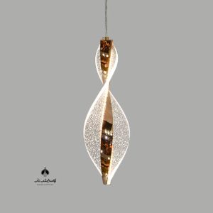 PNC آویز مدرن تک شاخه 2845/1 طلایی