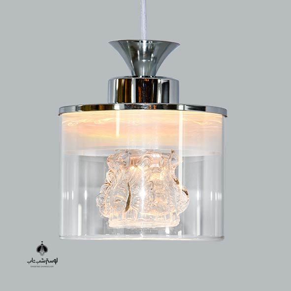 PNC Modern Single Flame LED Pendant 8362/1 PNC آویز مدرن تک شعله ال ای دی 8362/1
