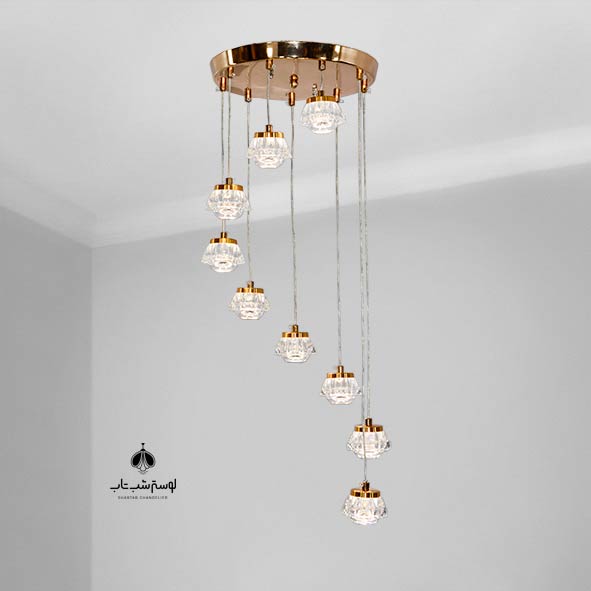 PNC Modern LED Pendant Chandelier 107/9 PNC لوستر آویز مدرن ال ای دی 107/9