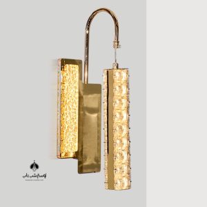 pnc دیوارکوب کریستالی 2621 طلایی