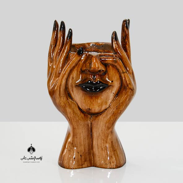 FRZ Vase Statue of the Great Thinker FRZ مجسمه گلدان چهره متفکر بزرگ