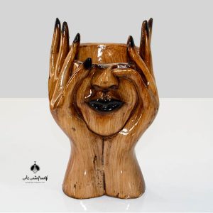 FRZ مجسمه گلدان چهره متفکر کوچک