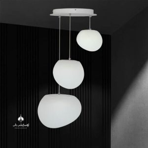 Liin لوستر آویز ال ای دی مدرن 32-26-20 تخم مرغی