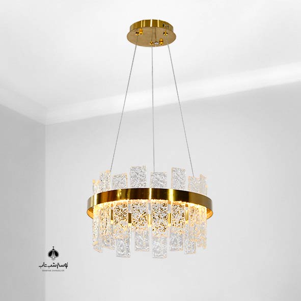 PNC Crystal Pendant Chandelier 8801 Size 600 PNC لوستر آویز کریستالی 8801 سایز 400